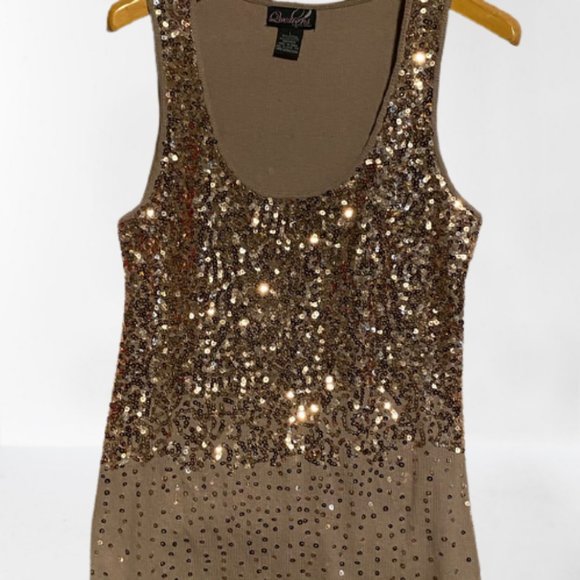 Tops - NWOT sequined tank top